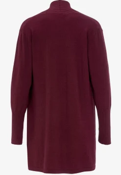 Cellbes of Sweden Finstickad cardigan Vinröd Outlet