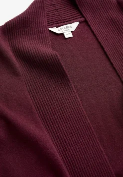 Cellbes of Sweden Finstickad cardigan Vinröd Outlet