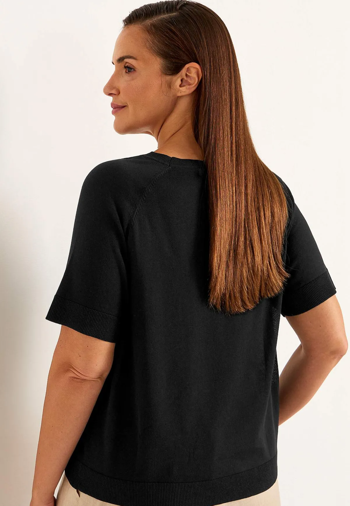 Cellbes of Sweden Finstickad Premium tröja Svart Clearance