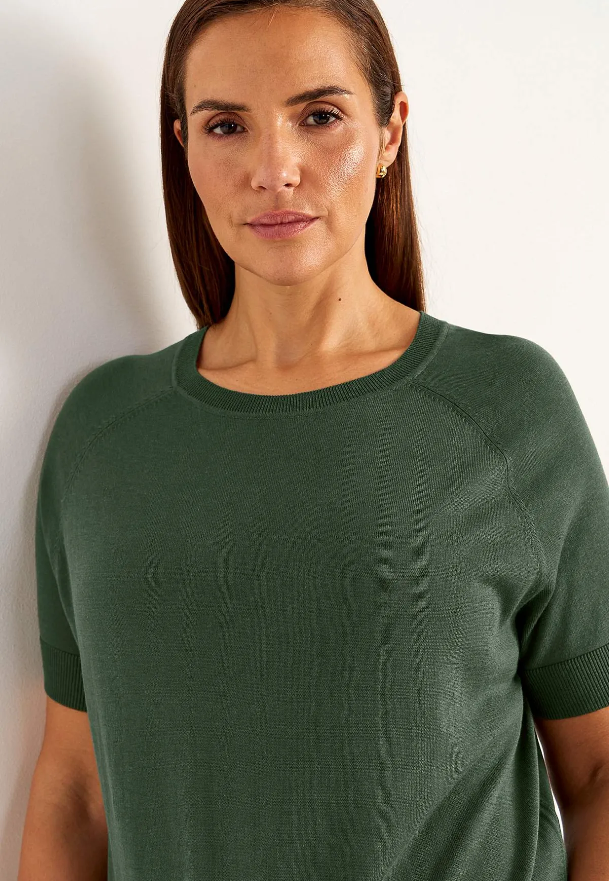 Cellbes of Sweden Finstickad Premium tröja Khakigrön Discount