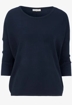 Freequent Finstickad tröja Marin Clearance