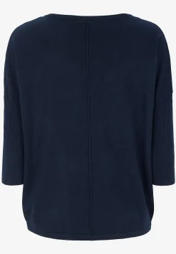 Freequent Finstickad tröja Marin Clearance