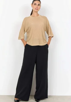 Soyaconcept Finstickad tröja med glittertrådar Best