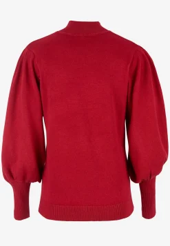 Soyaconcept Finstickad tröja med halvpolo