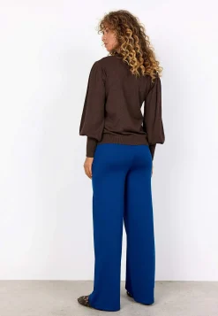 Soyaconcept Finstickad tröja med halvpolo