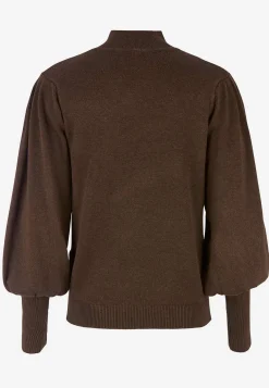 Soyaconcept Finstickad tröja med halvpolo