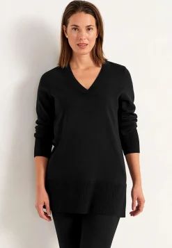 Cellbes of Sweden Finstickad tunika Blåmelange