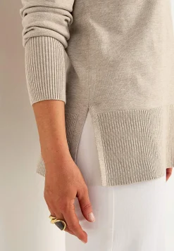 Cellbes of Sweden Finstickad tunika Blåmelange