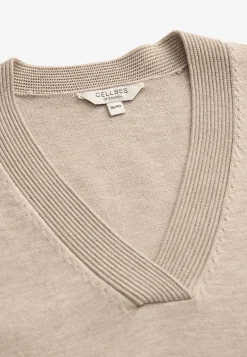 Cellbes of Sweden Finstickad tunika Blåmelange