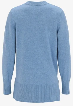 Cellbes of Sweden Finstickad tunika Blåmelange