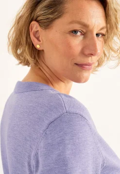 Cellbes of Sweden Finstickad tunika Blåmelange