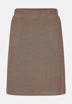 Soyaconcept Fiskbensmönstrad trikåkjol Sale