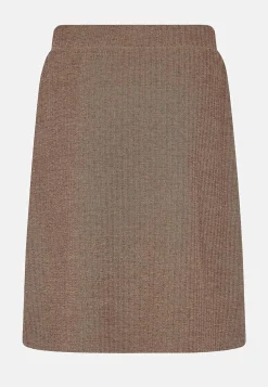 Soyaconcept Fiskbensmönstrad trikåkjol Online