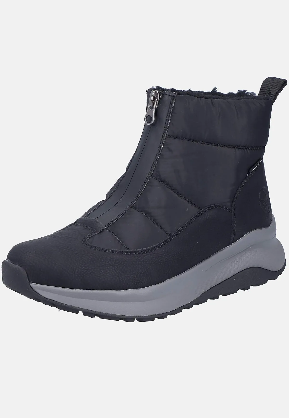 Rieker Fodrad känga med broddar Svart Online