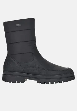 Rieker Fodrad känga med infällbara broddar Svart Best