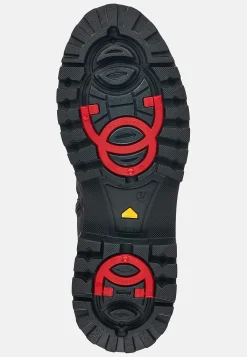 Rieker Fodrad känga med infällbara broddar Svart Best