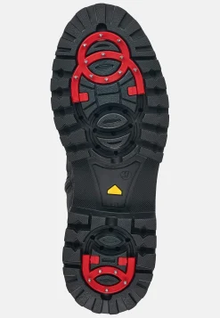 Rieker Fodrad känga med infällbara broddar Svart Best