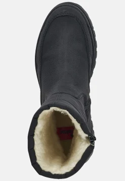 Rieker Fodrad känga med infällbara broddar Svart Best