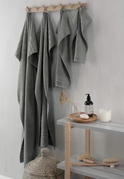 Borganäs Frottéhandduk 90x150 cm Mörkgrön Outlet