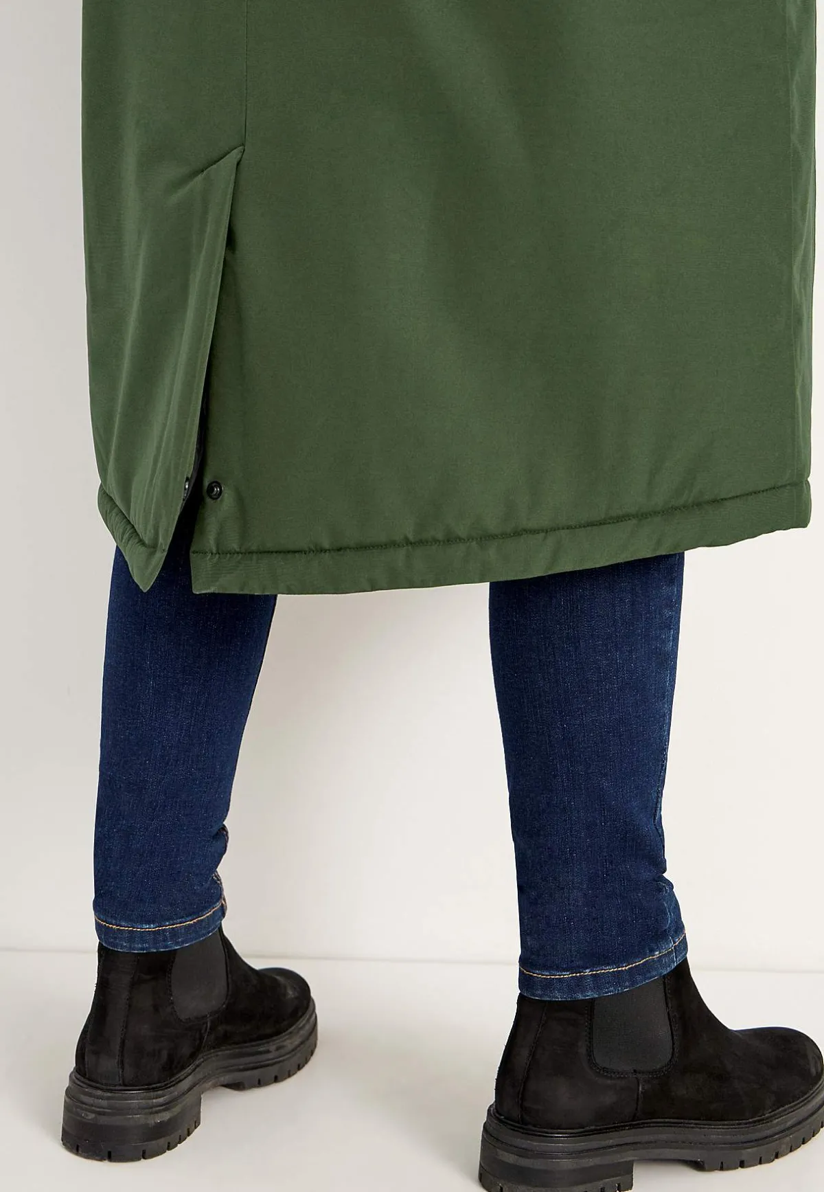 Cellbes of Sweden Funktionell, varmfodrad, lång parkas Mörkgrön Hot