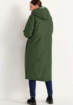 Cellbes of Sweden Funktionell, varmfodrad, lång parkas Mörkgrön Hot