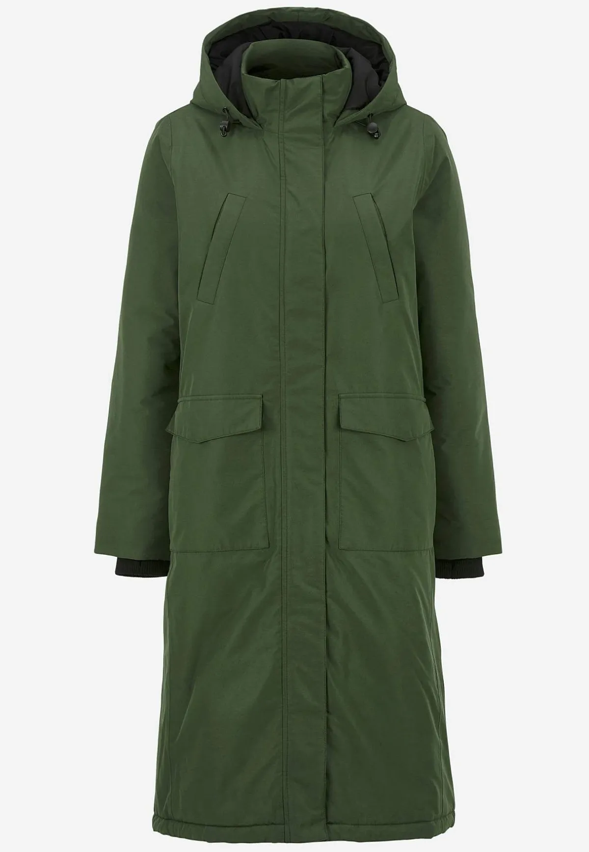 Cellbes of Sweden Funktionell, varmfodrad, lång parkas Mörkgrön Hot