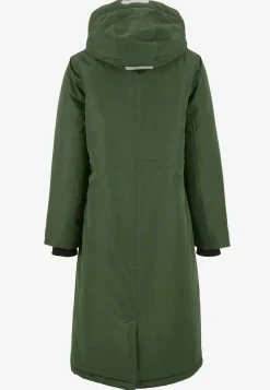 Cellbes of Sweden Funktionell, varmfodrad, lång parkas Mörkgrön Hot