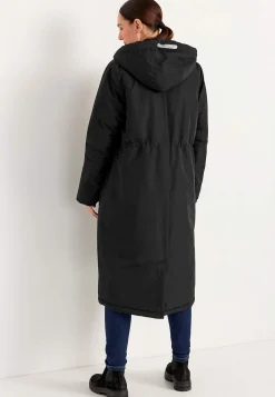 Cellbes of Sweden Funktionell, varmfodrad, lång parkas Svart New