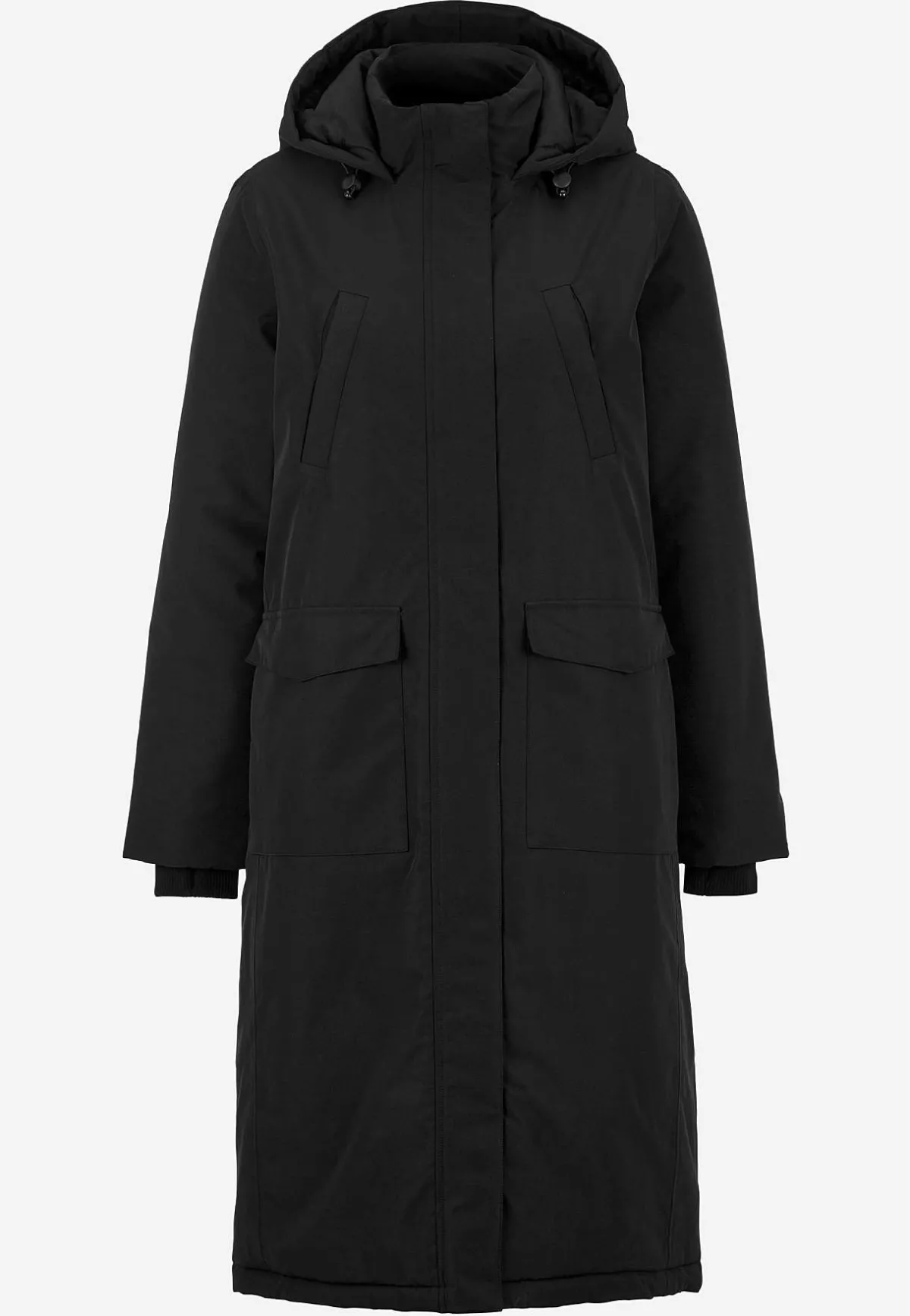 Cellbes of Sweden Funktionell, varmfodrad, lång parkas Svart New