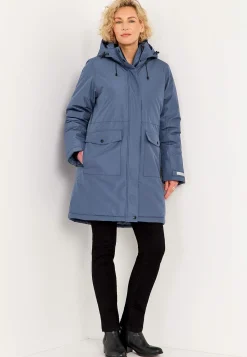 Cellbes of Sweden Funktionsjacka med fastsydd huva Gråblå Hot