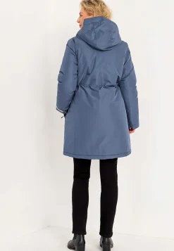 Cellbes of Sweden Funktionsjacka med fastsydd huva Gråblå Hot