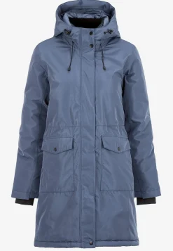 Cellbes of Sweden Funktionsjacka med fastsydd huva Gråblå Hot