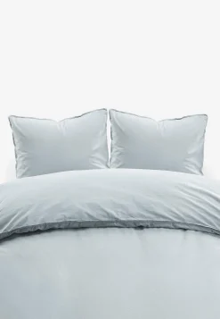 Borganäs Garnfärgat påslakanset Ljusblå Discount