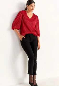 Cellbes of Sweden Glittrig festtopp Mörkröd Best