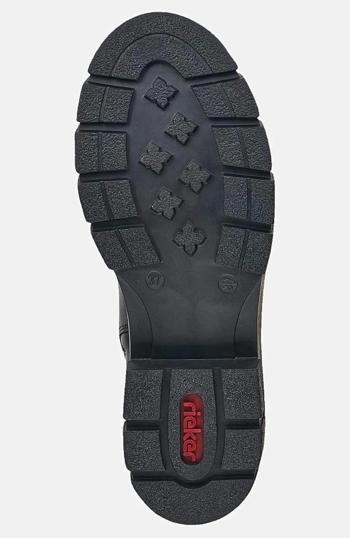 Rieker Hög skinnkänga med dragkedja Online