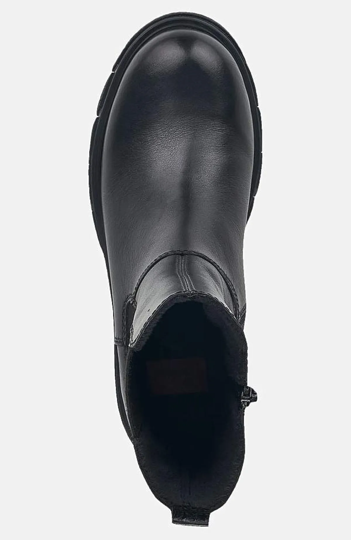 Rieker Hög skinnkänga med dragkedja Online