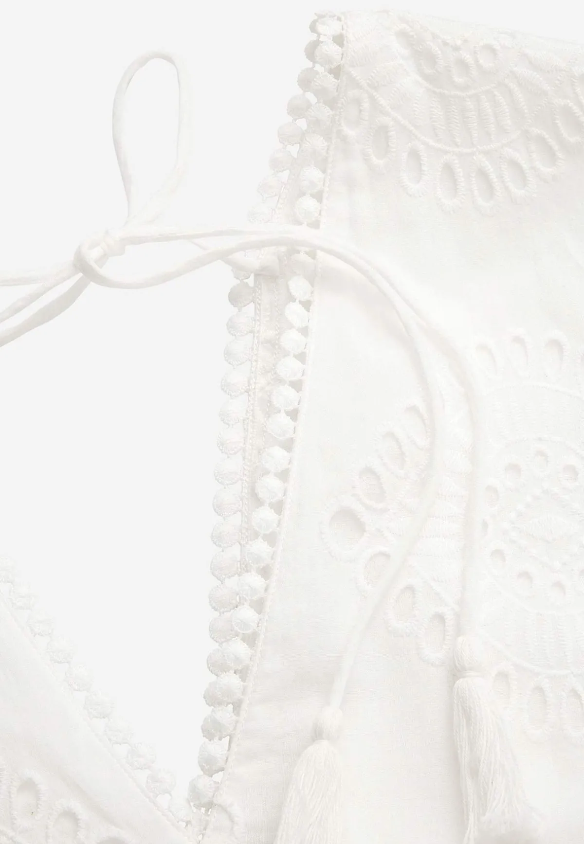 Johanna Toftby x Cellbes Hålbroderad klänningstunika Offwhite New