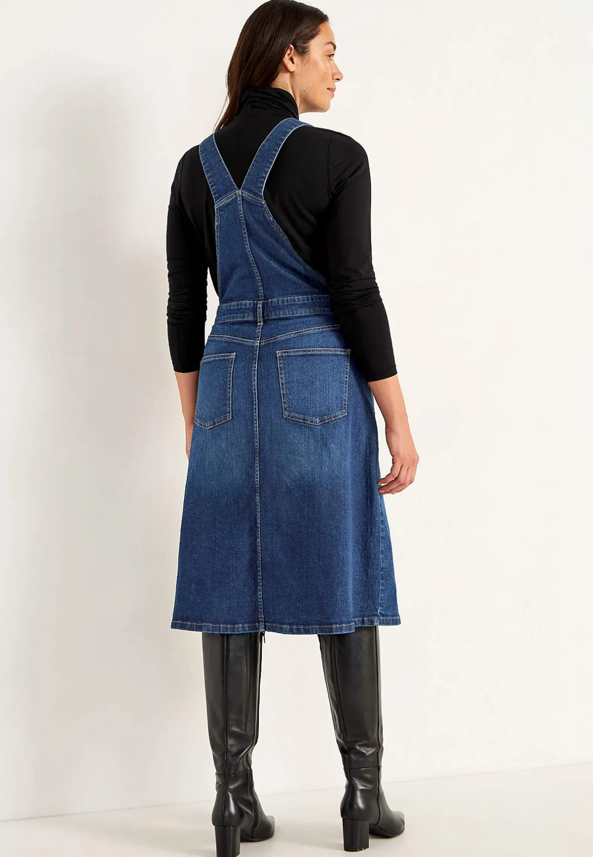 Cellbes of Sweden Hängselklänning i denim Online