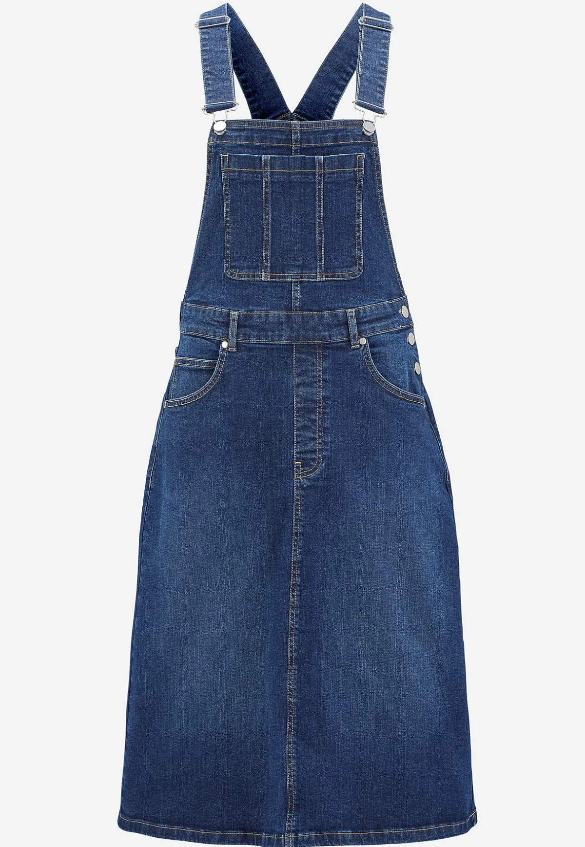 Cellbes of Sweden Hängselklänning i denim Online