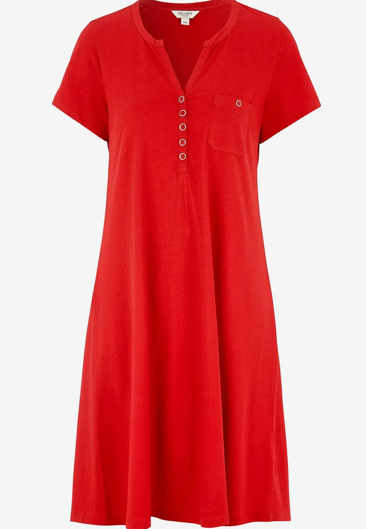 Cellbes of Sweden Härligt mjuk trikåklänning Röd Online