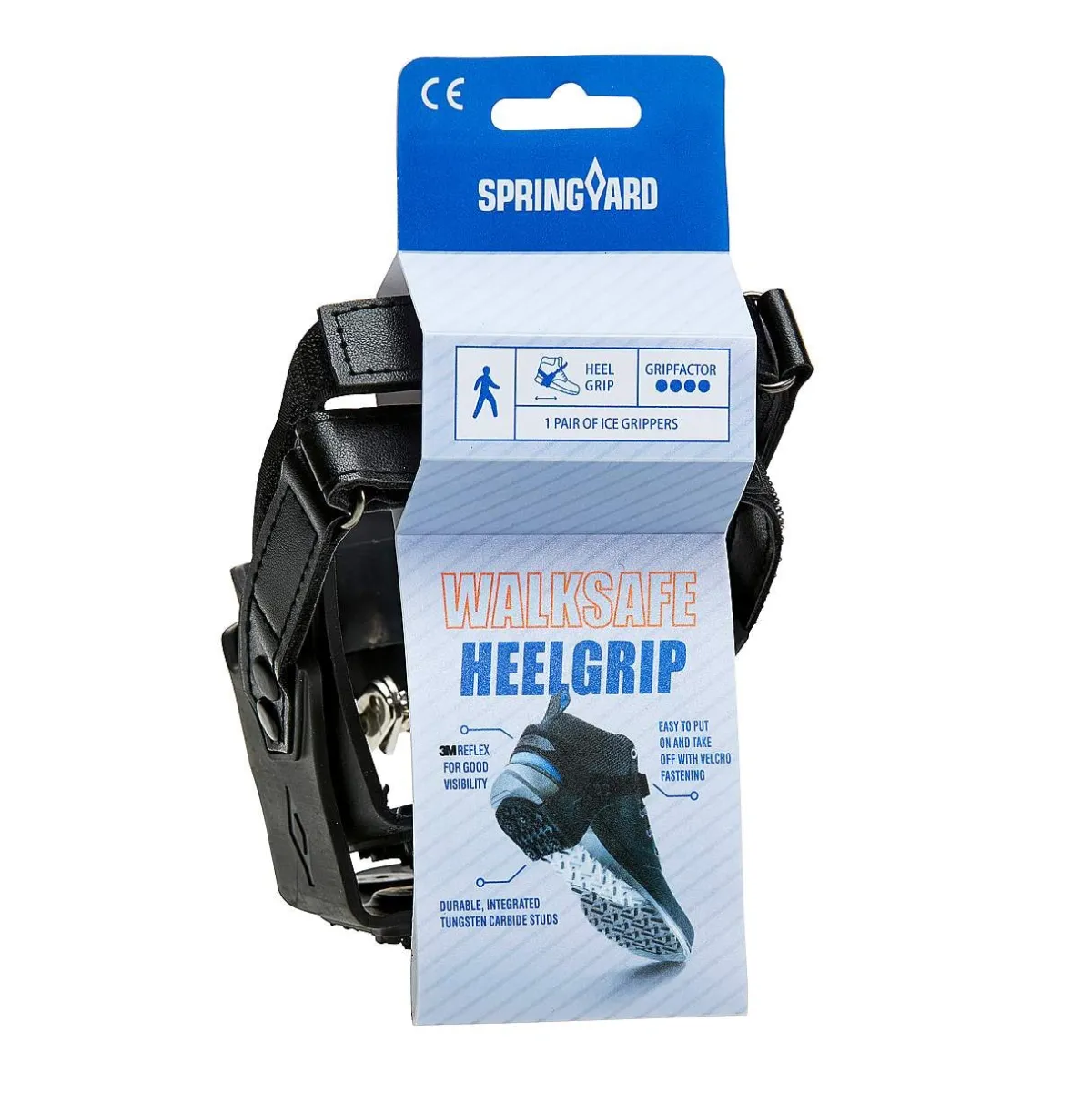 Springyard Isbroddar HeelGrip Walksafe Svart Outlet