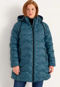 Cellbes of Sweden Jacka med huva Petrol New