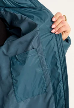 Cellbes of Sweden Jacka med huva Petrol New