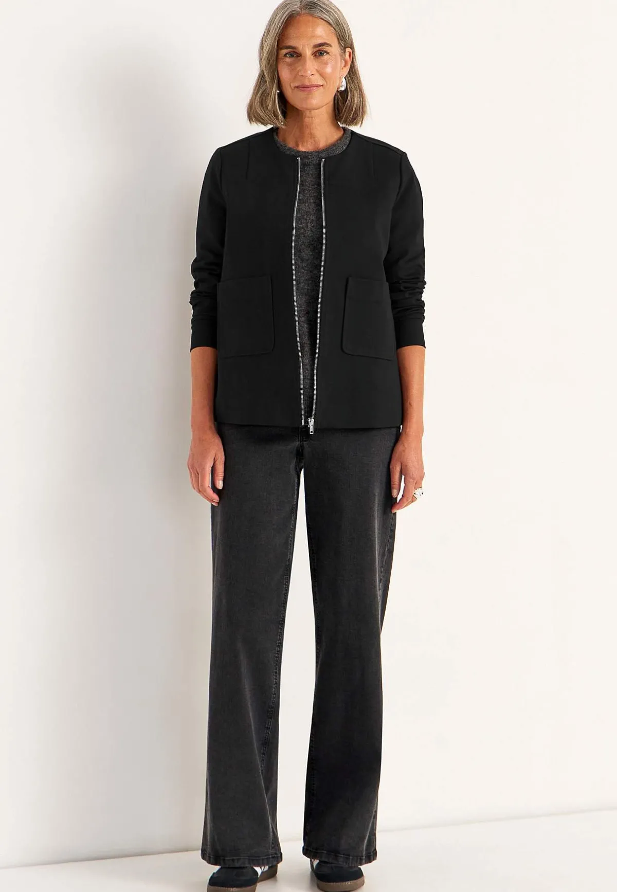 Cellbes of Sweden Jacka Premium i Punto di Roma-trikå Mona Discount