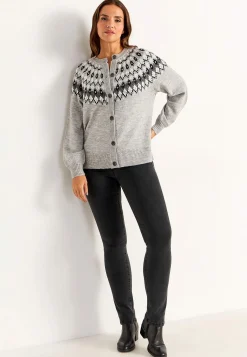 Cellbes of Sweden Jacquardmönstrad cardigan