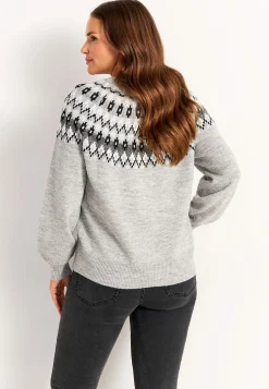 Cellbes of Sweden Jacquardmönstrad cardigan