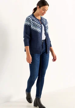 Cellbes of Sweden Jacquardmönstrad cardigan