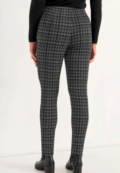 Cellbes of Sweden Jacquardmönstrade leggings Grå / Rutig