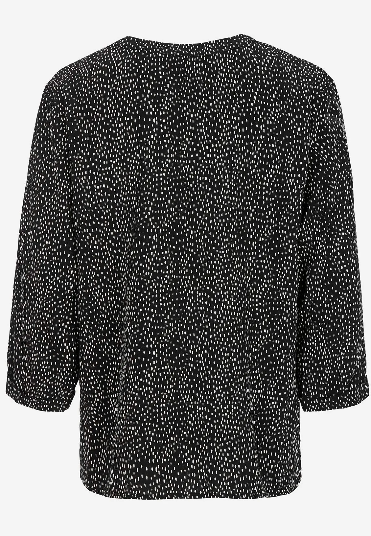 Freequent Jacquardvävd blus Svart / Prickig Online