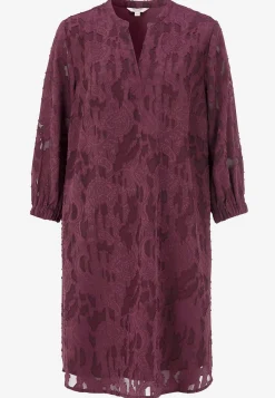 Cellbes of Sweden Jacquardvävd, skir klänning Plommon Clearance